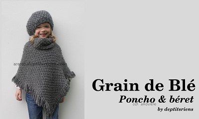 modele poncho enfant