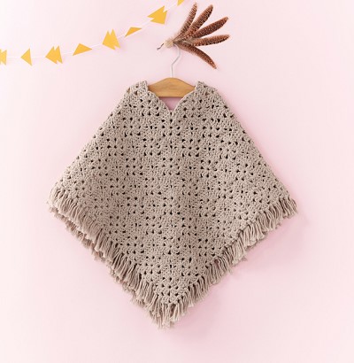 modele poncho enfant