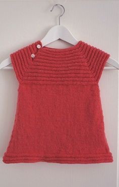 modele robe tricot fille