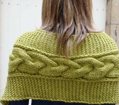 modele tricot echarpe torsade