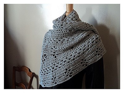 patron de chale au crochet gratuit