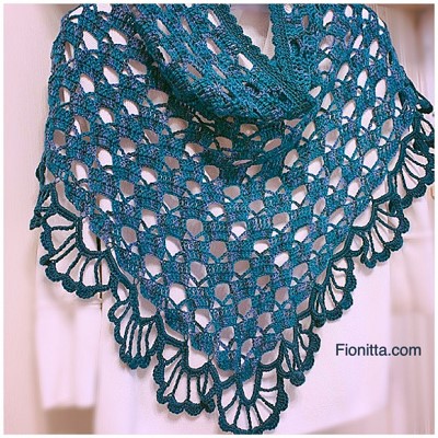 patron de chale au crochet gratuit