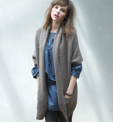 patron gilet tricot femme gratuit