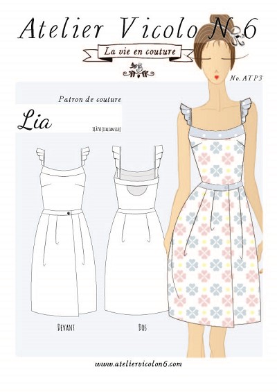 patron gratuit robe femme