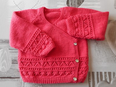 patron gratuit tricot layette