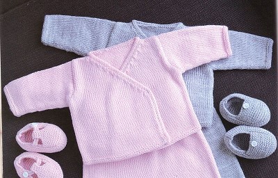 patron gratuit tricot layette