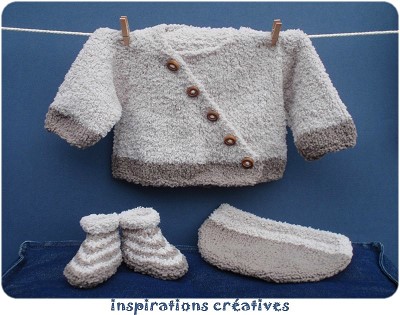 patron layette tricot