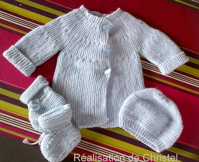 patron layette tricot