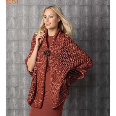 patron poncho tricot gratuit
