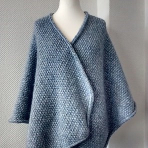 poncho a tricoter modele gratuit