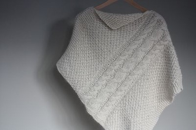 poncho a tricoter modele gratuit