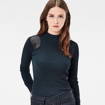 pull colle roule femme