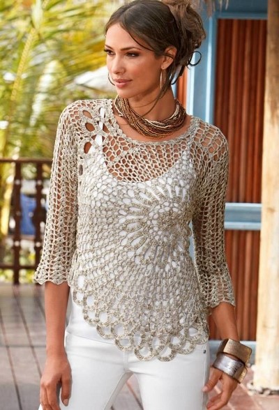 pull en crochet gratuit