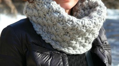 snood femme tricot gratuit