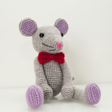souris au crochet