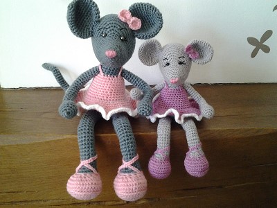 souris au crochet