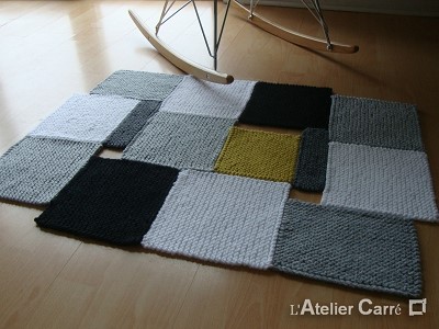 tapis au tricot