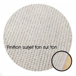 tapis rond laine