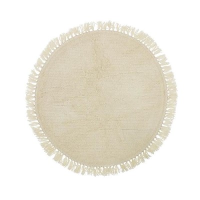 tapis rond laine