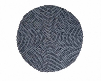 tapis rond laine