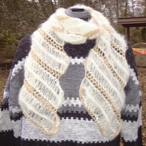 tricot fourche modele