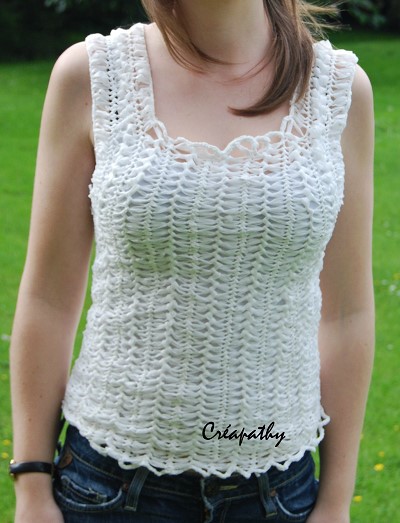 tricot fourche modele