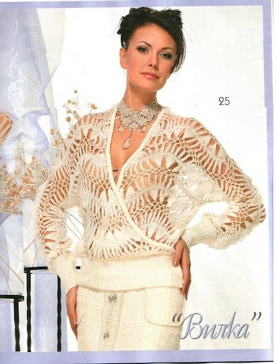 tricot fourche modele