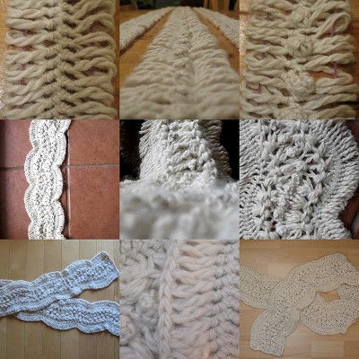 tricot fourche modele