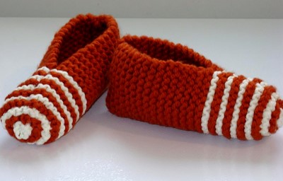 tricoter des chaussons en laine