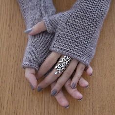 tricoter des mitaines pour femme