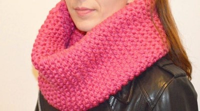 tricoter snood fille
