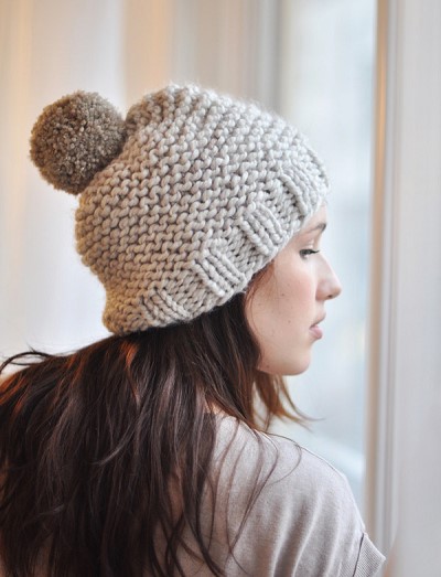 tricoter un bonnet femme