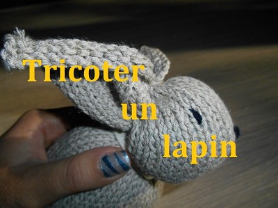 tricoter un lapin en laine