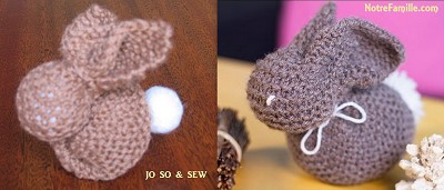 tricoter un lapin en laine